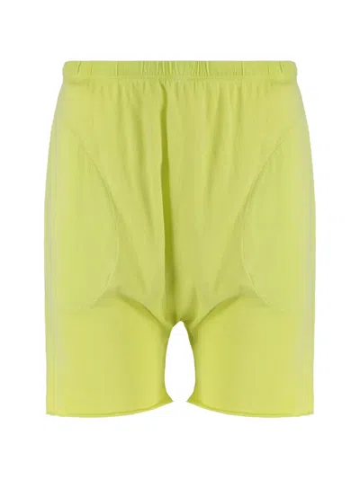 The Great Drawstring Cotton Shorts In Green