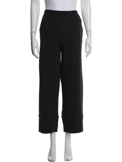 Pre-owned The Great Raw-edge Trim Sweatpants W/ Tags In Black