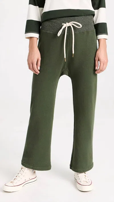 The Great Relay Sweatpant In Overdye Cypress In Green