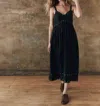 The Great Reyes Dress With Studs In Black In Brown