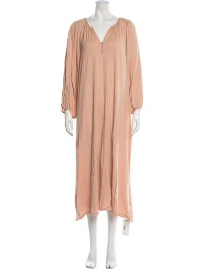 Pre-owned The Great Ruffle Embellishment Nightgown In Neutral