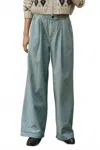 The Great Sawyer Pull On Pants In Boiler Wash In Blue