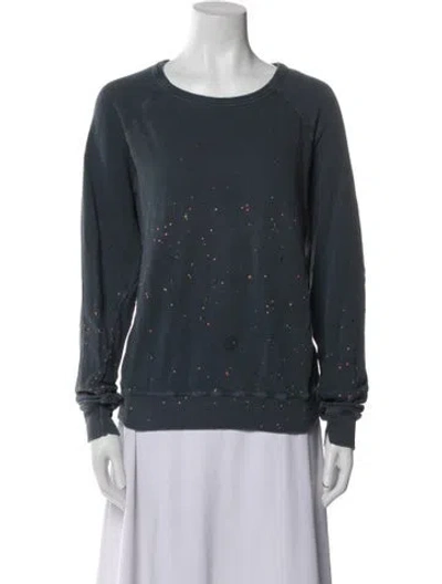 Pre-owned The Great Scoop Neck Sweater In Blue