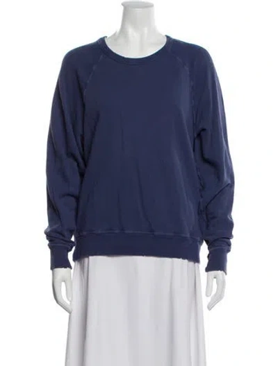 Pre-owned The Great Scoop Neck Sweater In Blue
