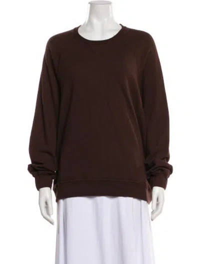 Pre-owned The Great Scoop Neck Sweater In Brown