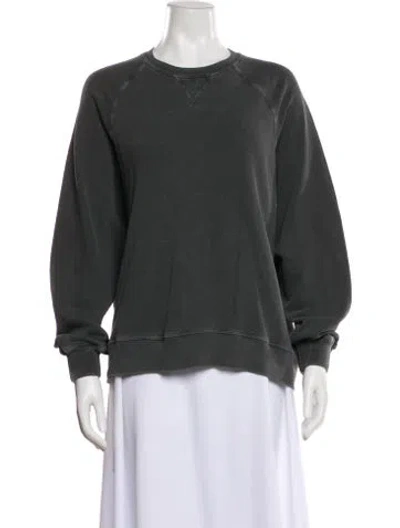 Pre-owned The Great Scoop Neck Sweater In Gray