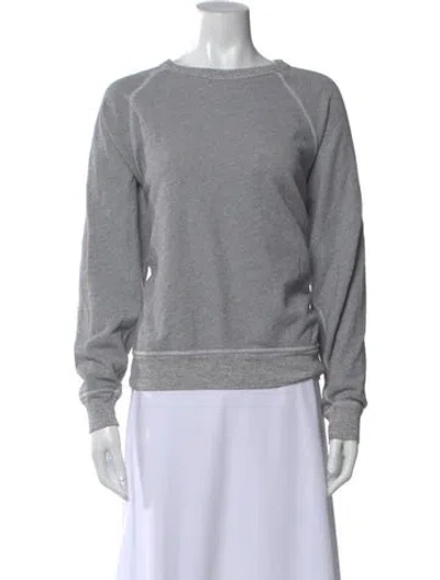 Pre-owned The Great Scoop Neck Sweater In Gray