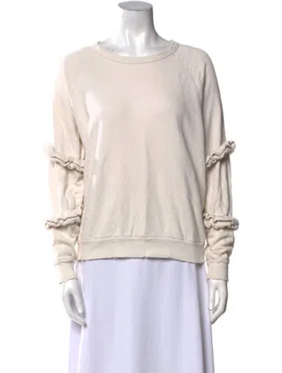 Pre-owned The Great Scoop Neck Sweater In Neutral