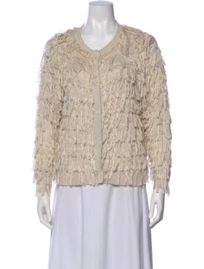Pre-owned The Great Scoop Neck Sweater In Neutral
