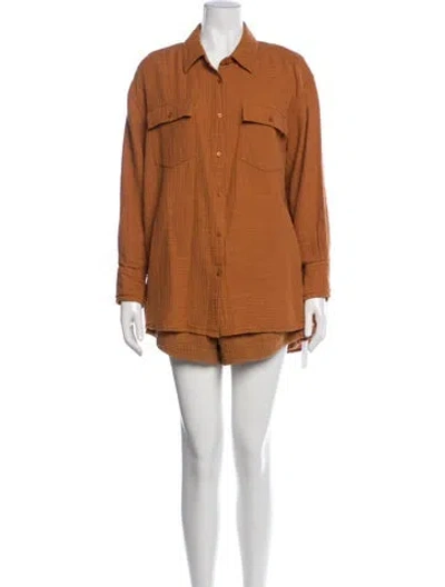 Pre-owned The Great Short Set In Brown