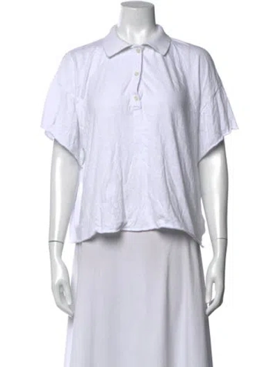 Pre-owned The Great Short Sleeve Polo In Blue