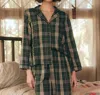 The Great Shrunken Pajama Top In Pine Needle Plaid In Multi