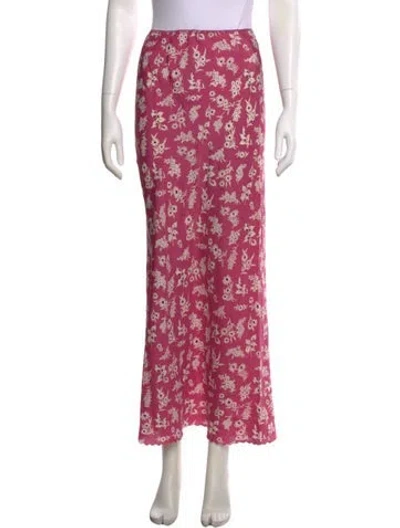Pre-owned The Great Silk Long Skirt In Purple