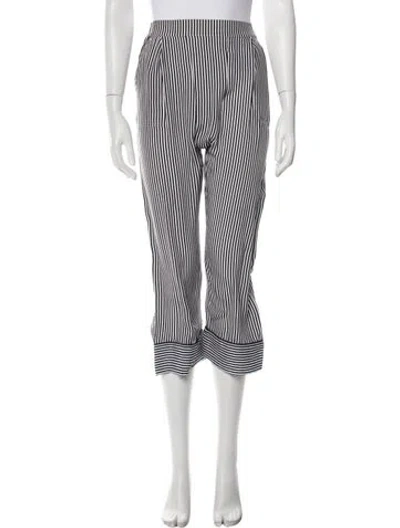 Pre-owned The Great Silk Wide Leg Pants In Black