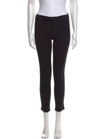 Pre-owned The Great Skinny Leg Pants In Black