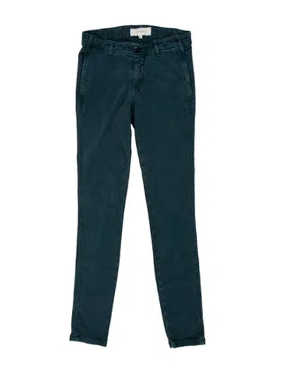 Pre-owned The Great Skinny Leg Pants In Blue