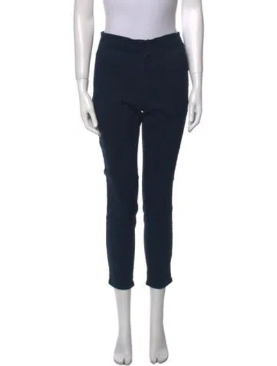 Pre-owned The Great Skinny Leg Pants In Blue