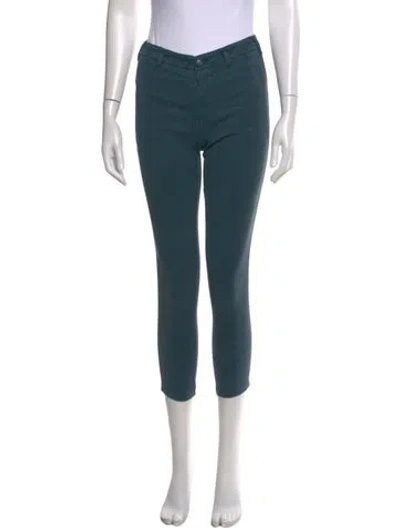 Pre-owned The Great Skinny Leg Pants In Blue