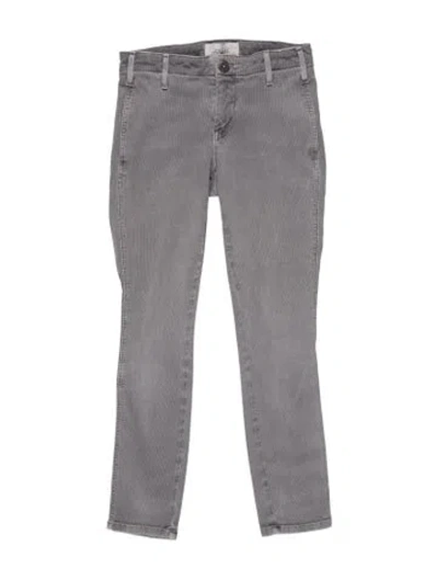 Pre-owned The Great Skinny Leg Pants In Gray