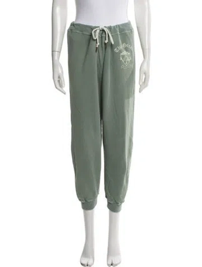 Pre-owned The Great Skinny Leg Pants In Green