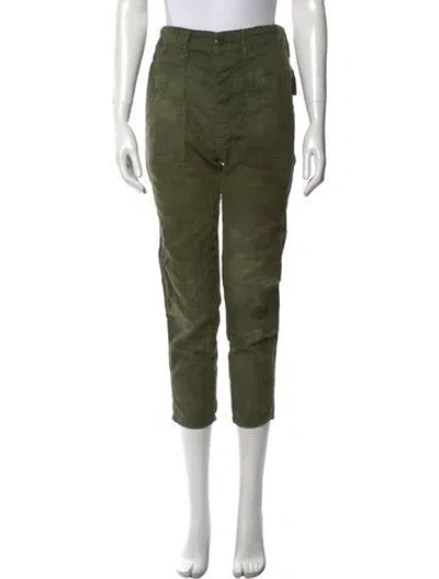 Pre-owned The Great Skinny Leg Pants In Green
