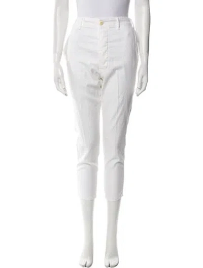 Pre-owned The Great Skinny Leg Pants In Neutral