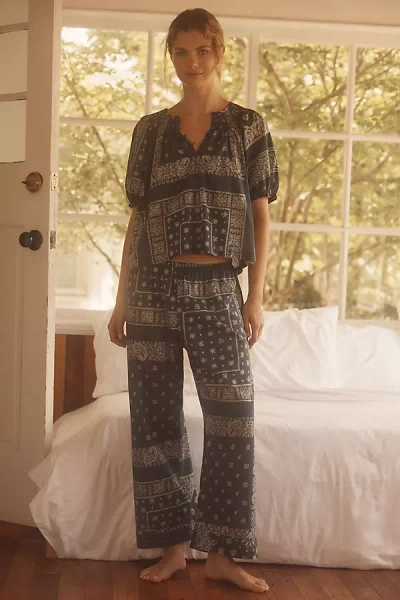The Great. Sleep The Easy Sleep Pants In Blue