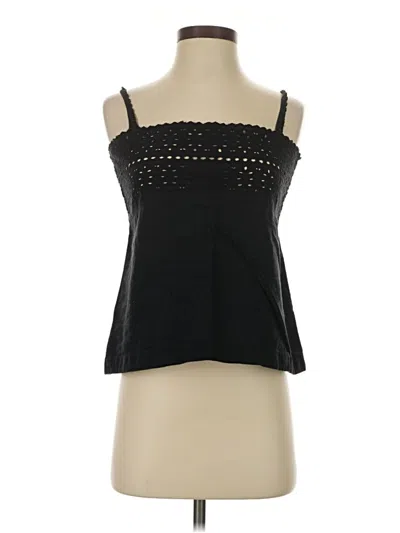 Pre-owned The Great Sleeveless Top Black Strapless Neckline Tops
