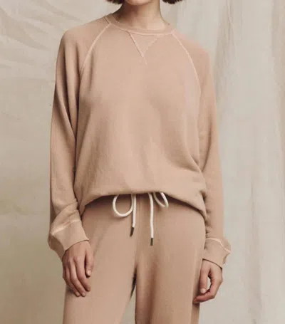 The Great Slouch Long Sleeve Sweatshirt In Biscotti In Brown