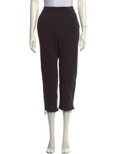Pre-owned The Great Straight Leg Pants In Black