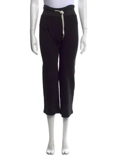 Pre-owned The Great Straight Leg Pants In Black
