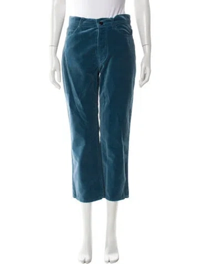 Pre-owned The Great Straight Leg Pants In Blue