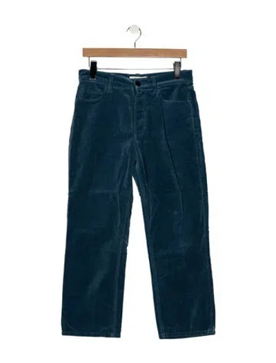 Pre-owned The Great Straight Leg Pants In Blue