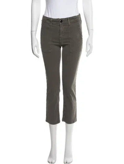 Pre-owned The Great Straight Leg Pants In Gray