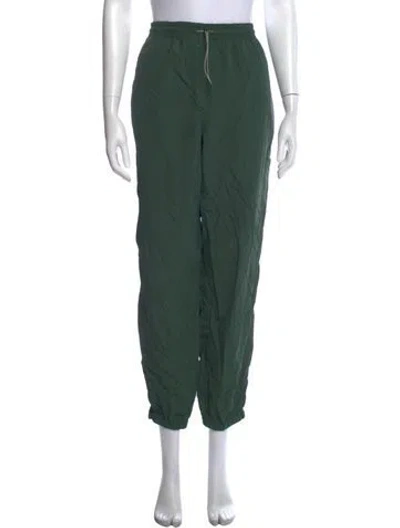 Pre-owned The Great Straight Leg Pants In Green