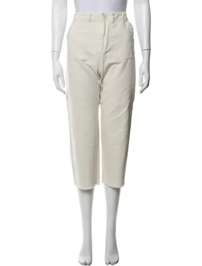 Pre-owned The Great Straight Leg Pants In Grey
