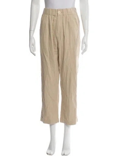 Pre-owned The Great Straight Leg Pants In Neutral