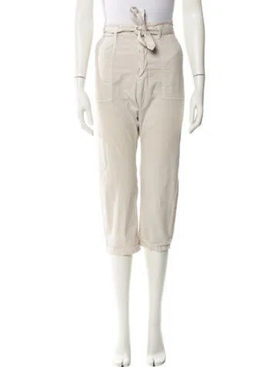 Pre-owned The Great Straight Leg Pants In Neutral