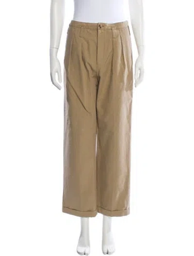 Pre-owned The Great Straight Leg Pants In Neutral