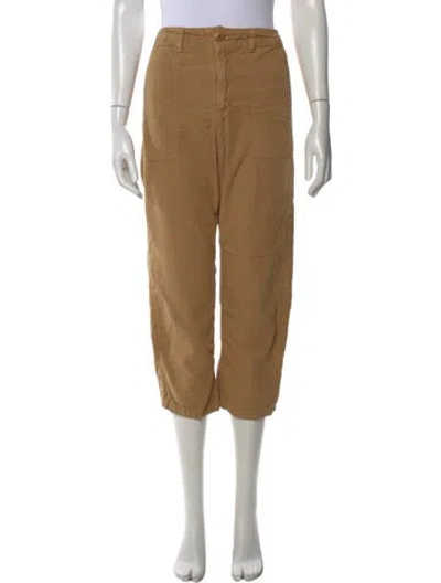 Pre-owned The Great Straight Leg Pants In Neutral