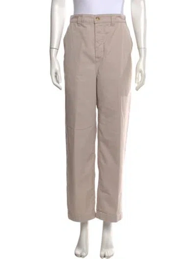 Pre-owned The Great Straight Leg Pants In Neutral