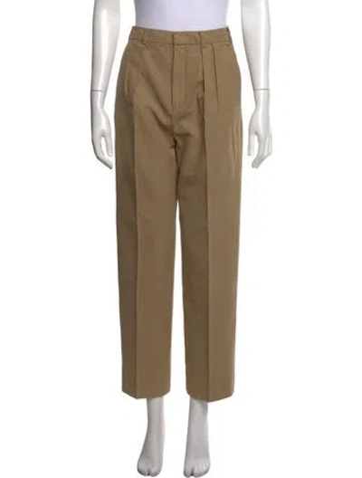 Pre-owned The Great Straight Leg Pants In Neutral