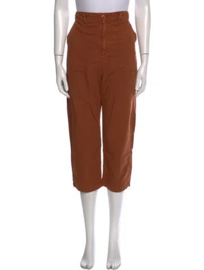 Pre-owned The Great Straight Leg Pants In Orange