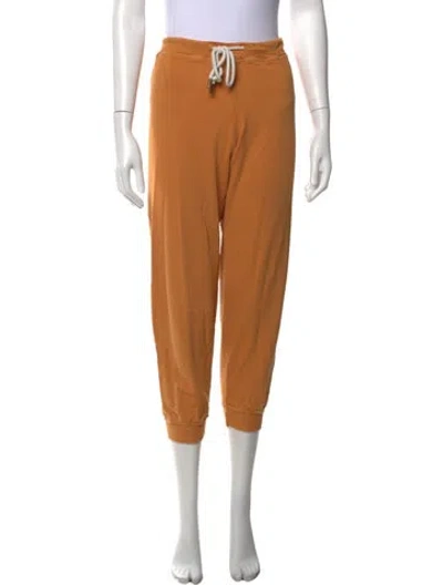 Pre-owned The Great Straight Leg Pants In Orange