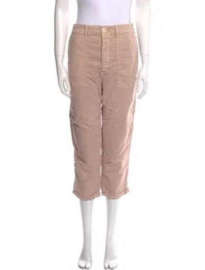 Pre-owned The Great Straight Leg Pants In Pink