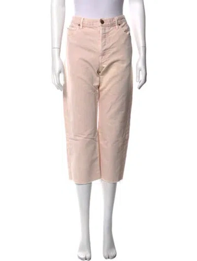 Pre-owned The Great Straight Leg Pants In Purple