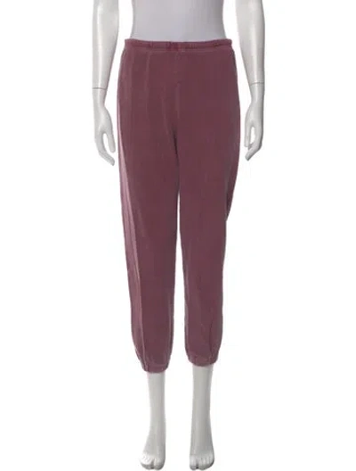 Pre-owned The Great Straight Leg Pants In Red