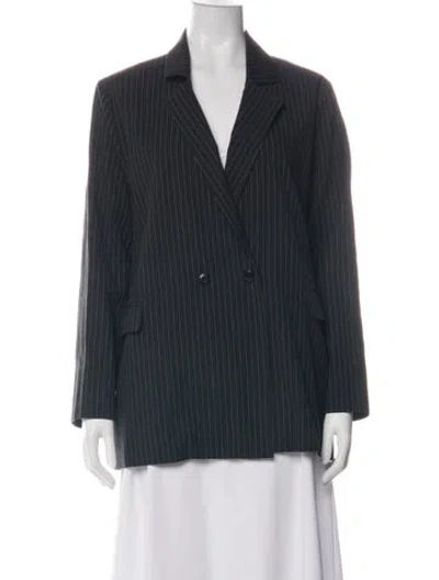 Pre-owned The Great Striped Blazer In Multi