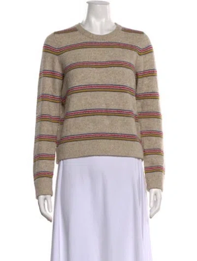 Pre-owned The Great Striped Crew Neck Sweater In Red