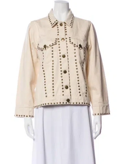 Pre-owned The Great Striped Evening Jacket In Neutral